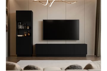 Torvalen Möbelset För Vardagsrum - Svart - Förvaring - Förvaringsmöbler - Möbelset för vardagsrum