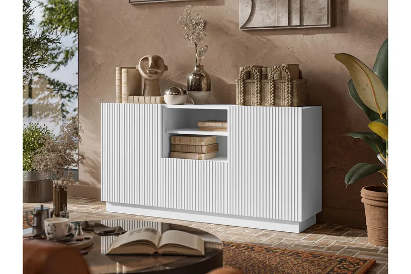 Torvalen Skänk 150x42 cm - Vit - Förvaring - Förvaringsmöbler - Sideboard & skänk