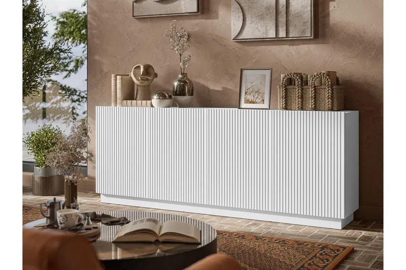 Torvalen Skänk 200x42 cm - Vit - Förvaring - Förvaringsmöbler - Sideboard & skänk