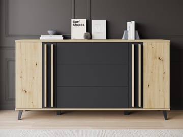 Torvos Byrå 150 cm - Brun/Svart - Förvaring - Förvaringsmöbler - Byrå