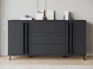 Torvos Byrå 150 cm - Svart - Förvaring - Förvaringsmöbler - Byrå