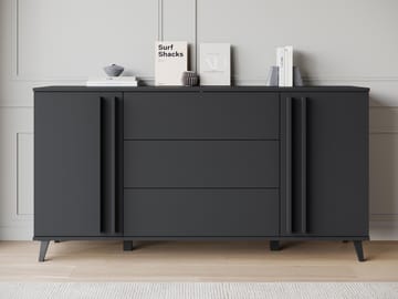 Torvos Byrå 150 cm - Svart - Förvaring - Förvaringsmöbler - Byrå