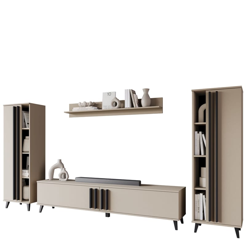 Torvos Möbelset För Vardagsrum, Beige