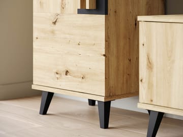 Torvos Möbelset För Vardagsrum - Beige - Förvaring - Förvaringsmöbler - Möbelset för vardagsrum