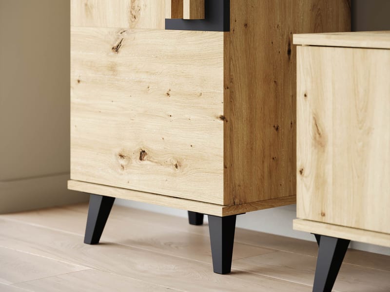 Torvos Möbelset För Vardagsrum - Beige - Förvaring - Förvaringsmöbler - Möbelset för vardagsrum