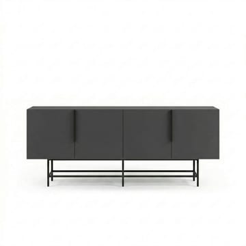 Truvia Konsol 200x77,9x40 cm - Antracit och svart - Förvaring - Förvaringsmöbler - Sideboard & skänk