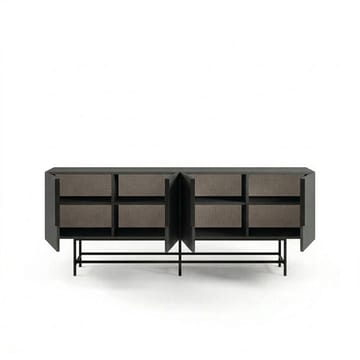 Truvia Konsol 200x77,9x40 cm - Antracit och svart - Förvaring - Förvaringsmöbler - Sideboard & skänk