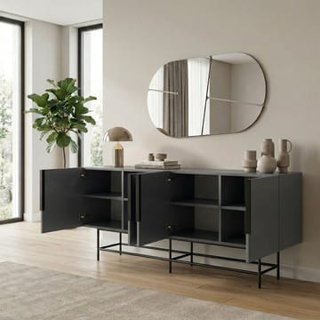 Truvia Konsol 200x77,9x40 cm - Antracit och svart - Förvaring - Förvaringsmöbler - Sideboard & skänk