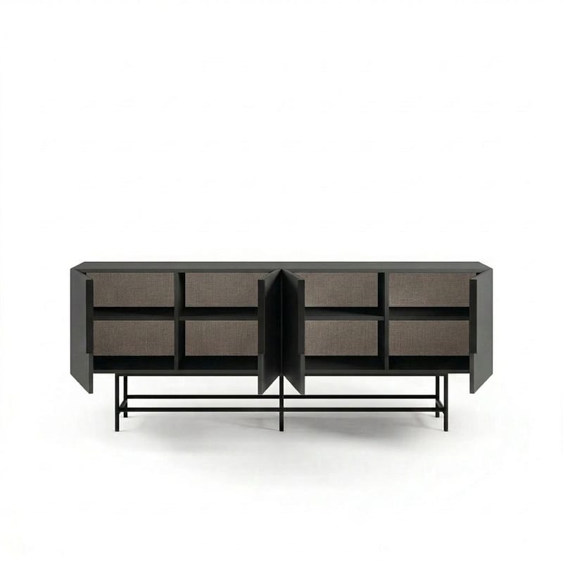 Truvia Konsol 200x77,9x40 cm - Antracit/Svart - Förvaring - Förvaringsmöbler - Sideboard & skänk