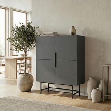 Truvia Sideboard 100x128x40 cm - antracit svart - Förvaring - Förvaringsmöbler - Sideboard & skänk