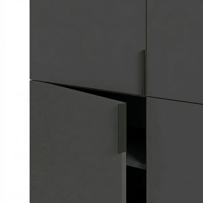 Truvia Sideboard 100x128x40 cm - Antracit/Svart - Förvaring - Förvaringsmöbler - Sideboard & skänk