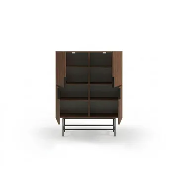 Truvia Sideboard 100x128x40 cm - Milano valnöt svart - Förvaring - Förvaringsmöbler - Sideboard & skänk