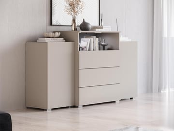 Urbanie Byrå 150 cm med LED - beige - Förvaring - Förvaringsmöbler - Sideboard & skänk