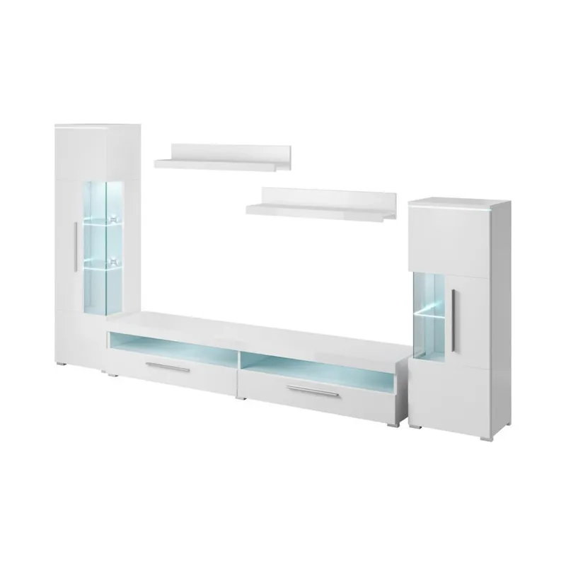 Väggenhet Indien, Vit, 290 cm