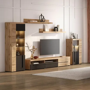 Väggenhet Roger 5 delar - Wotan Ek - Förvaring - Förvaringsmöbler - Möbelset för vardagsrum