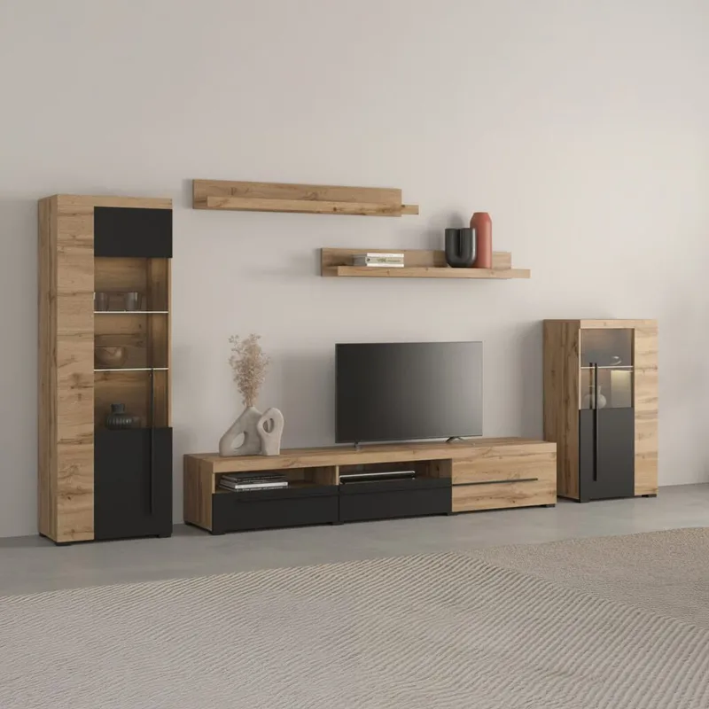 Väggenhet Roger 5 delar - Wotan Ek - Förvaring - Förvaringsmöbler - Möbelset för vardagsrum