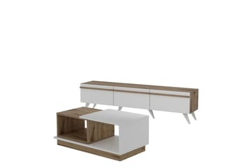 Valentina Möbelset För Vardagsrum - Vit/Blå - Förvaring - Förvaringsmöbler - Möbelset för vardagsrum