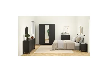 Vallvidera Byrå 159,6 cm - Svart - Förvaring - Förvaringsmöbler - Byrå