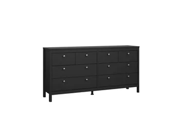 Vallvidera Byrå 159,6 cm - Svart - Förvaring - Förvaringsmöbler - Byrå