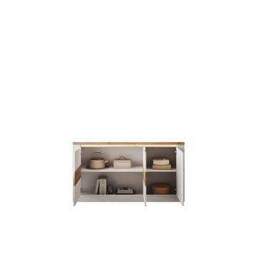 Vandesar Skänk 160 cm - Natur/Vit - Förvaring - Förvaringsmöbler - Sideboard & skänk