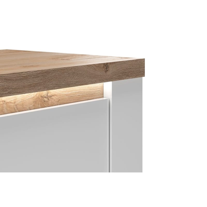 Vandesar Skänk 207 cm - Natur/Vit - Förvaring - Förvaringsmöbler - Sideboard & skänk