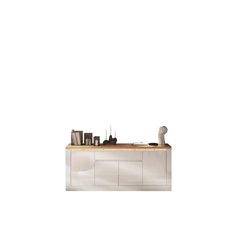 Vandesar Skänk 207 cm - Natur/Vit - Förvaring - Förvaringsmöbler - Sideboard & skänk