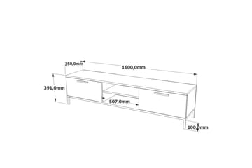 Vardagsrum Möbelset Galloway Atlantisk Furu / Antracit - Grå - Förvaring - Förvaringsmöbler - Möbelset för vardagsrum