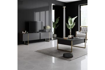 Vardagsrum Möbelset Masafumie Set Antracit / Rany - Antracit / Rany - Förvaring - Förvaringsmöbler - Möbelset för vardagsrum