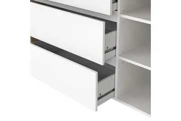 Varun Skänk 119x48 cm - Vit/Natur - Förvaring - Förvaringsmöbler - Sideboard & skänk