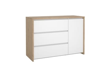 Varun Skänk 119x48 cm - Vit/Natur - Förvaring - Förvaringsmöbler - Sideboard & skänk