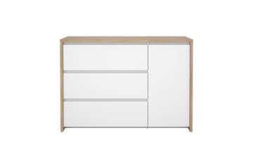 Varun Skänk 119x48 cm - Vit/Natur - Förvaring - Förvaringsmöbler - Sideboard & skänk