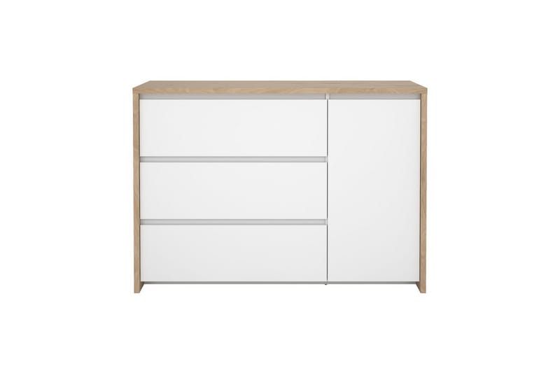 Varun Skänk 119x48 cm - Vit/Natur - Förvaring - Förvaringsmöbler - Sideboard & skänk