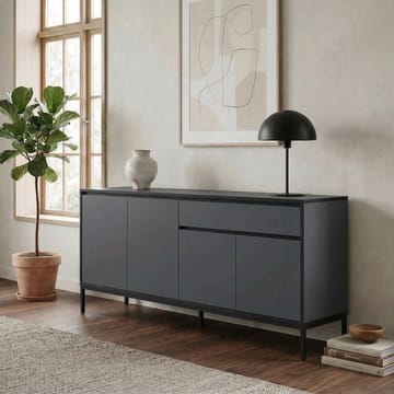 Velar Konsol 180x80x40 cm - Antracit/Wood Black/Svart - Förvaring - Förvaringsmöbler - Sideboard & skänk