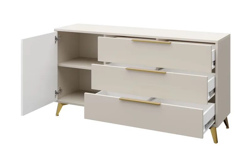 Vemdalen Möbelset För Vardagsrum - Sand beige - Förvaring - Förvaringsmöbler - Möbelset för vardagsrum