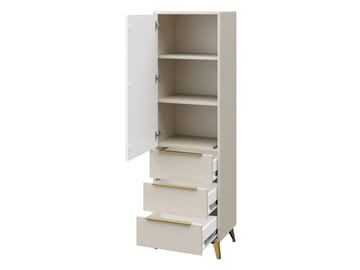 Vemdalen Möbelset vardagsrum - tv-bänk och högskåp - brun - Förvaring - Förvaringsmöbler - Möbelset för vardagsrum