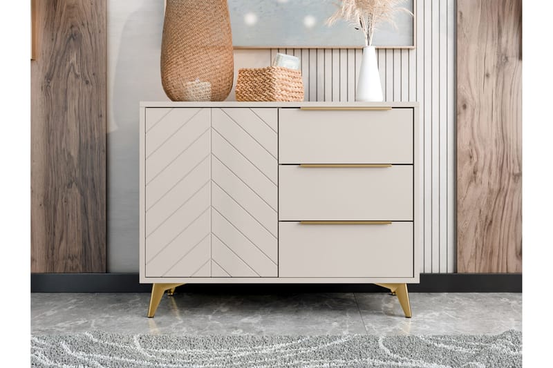 Vemdalen Skänk 104x40 cm - Beige - Förvaring - Förvaringsmöbler - Sideboard & skänk