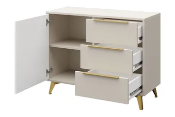 Vemdalen Skänk 104x40 cm - Vit - Förvaring - Förvaringsmöbler - Sideboard & skänk