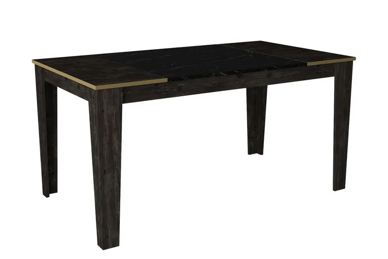 Veyron Möbelset För Vardagsrum - Svart/Guld - Förvaring - Förvaringsmöbler - Möbelset för vardagsrum