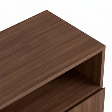 Vindor Sideboard 80x80x40 cm - Milano Walnut och svart - Förvaring - Förvaringsmöbler - Sideboard & skänk