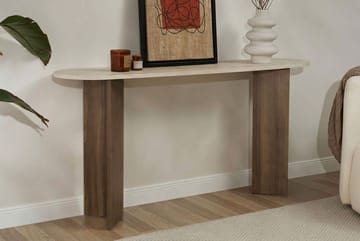 Yeno Sideboard 150x75x35 cm - Travertin, Venezia-valnöt - Förvaring - Förvaringsmöbler - Sideboard & skänk