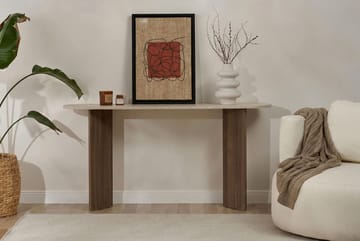 Yeno Sideboard 150x75x35 cm - Travertin, Venezia-valnöt - Förvaring - Förvaringsmöbler - Sideboard & skänk