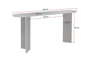 Yeno Sideboard 150x75x35 cm - Travertin, Venezia-valnöt - Förvaring - Förvaringsmöbler - Sideboard & skänk