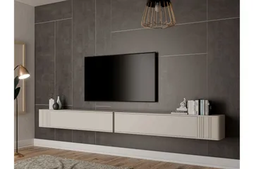 Zalricus Möbelset För Vardagsrum - Beige - Förvaring - Förvaringsmöbler - Möbelset för vardagsrum