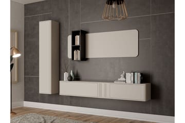 Zalricus Möbelset För Vardagsrum - Beige - Förvaring - Förvaringsmöbler - Möbelset för vardagsrum