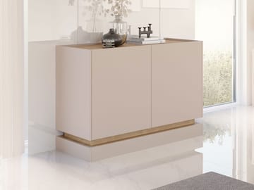 Zelric Skänk 120x37 cm - Beige - Förvaring - Förvaringsmöbler - Sideboard & skänk