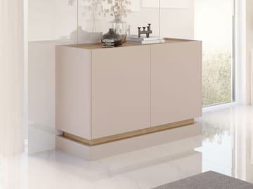 Zelric Skänk 120x37 cm - Beige - Förvaring - Förvaringsmöbler - Sideboard & skänk