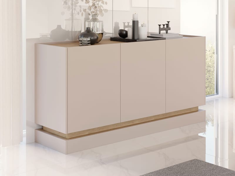 Zelric Skänk 160x37 cm - Beige - Förvaring - Förvaringsmöbler - Sideboard & skänk