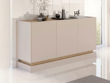 Zelric Skänk 160x37 cm - Beige - Förvaring - Förvaringsmöbler - Sideboard & skänk