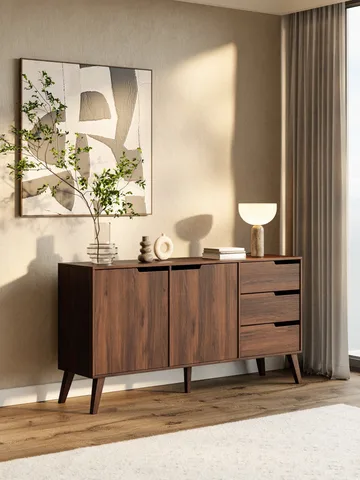 Zelto Skänk 160 cm - Warmia valnöt - Förvaring - Förvaringsmöbler - Sideboard & skänk