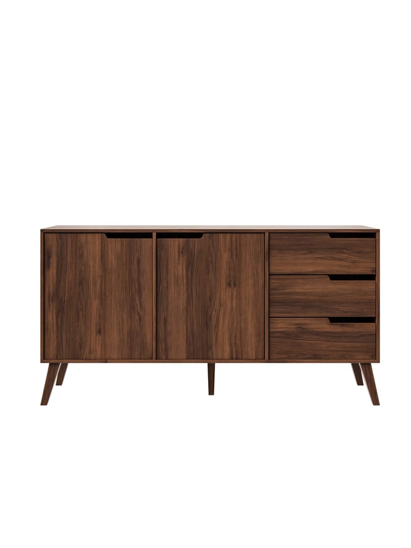 Zelto Skänk 160 cm - Warmia valnöt - Förvaring - Förvaringsmöbler - Sideboard & skänk